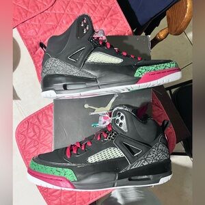 Air Jordan OG Spizike Black Red Green Size 10 BNWT